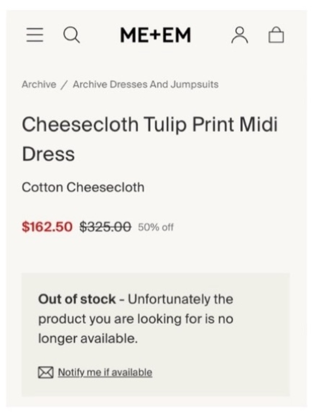 ME+EM 🤍Cheesecloth Tulip Flower Print Midi Dress - Picture 7 of 15